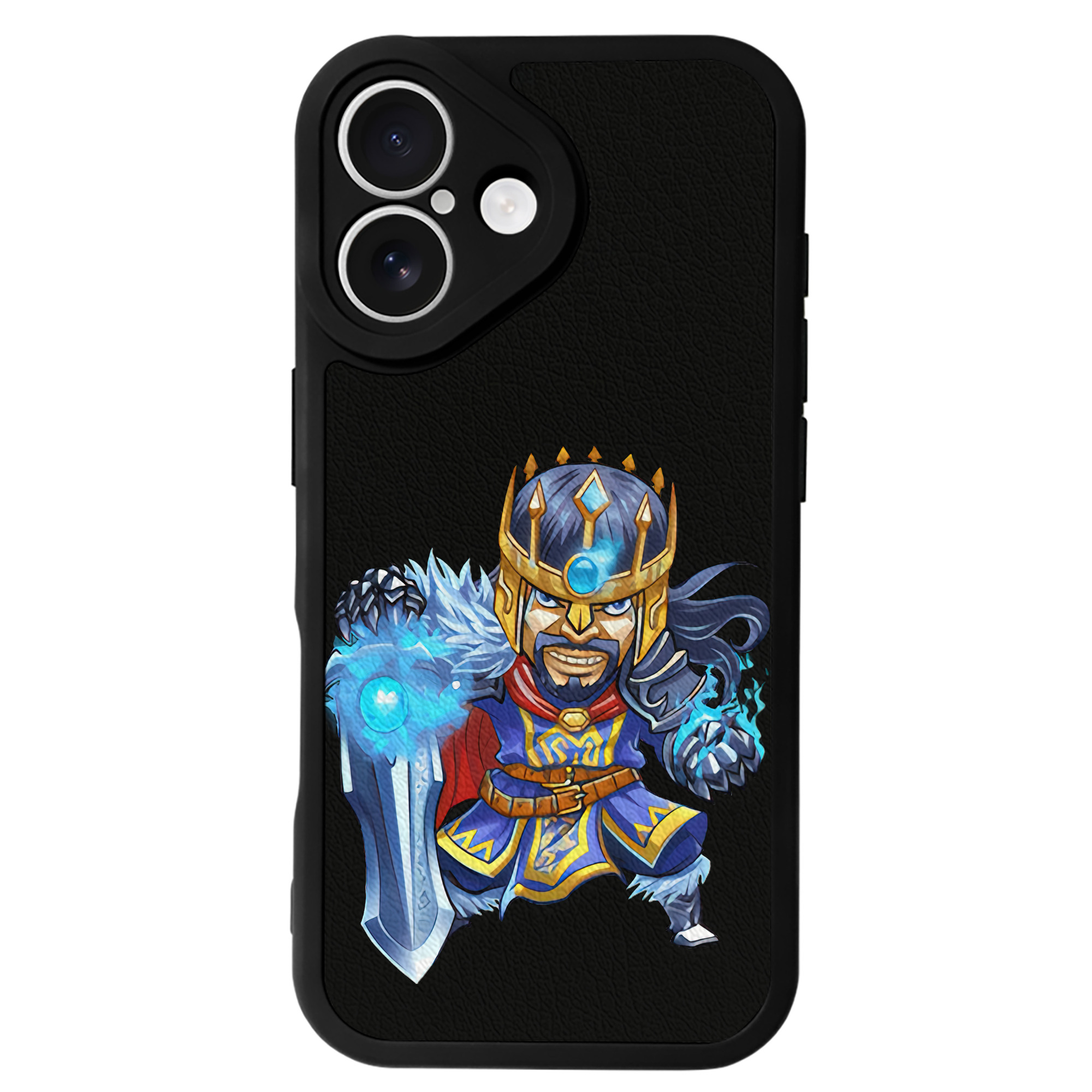 （画像用） リーグ・オブ・レジェンド League of Legends LOL 【iPhone 16シリーズ対応】シリコンスマホケース（レザー調） 材質：シリコン